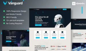 Vanguard – Cyber Security Service Elementor Template Kit