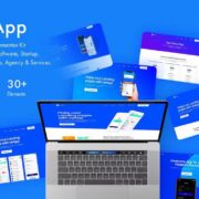 veApp – Mobile App & Startup Elementor Template Kit
