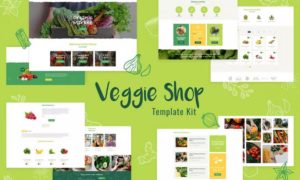 Veggie | Organic Food & Eco Online Store Products Template Kit