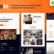 Venturr – Venture Capital & Investment Elementor Template Kit