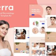 Verra – Skincare & Dermatology Elementor Template Kit