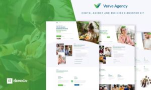 Verve – Creative & Business Elementor Template Kit