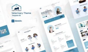 Vetheal – Veterinary Clinic Elementor Template Kit