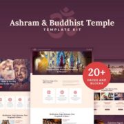 Vihara – Ashram & Oriental Buddhist Temple Elementor Template Kit