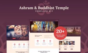 Vihara – Ashram & Oriental Buddhist Temple Elementor Template Kit