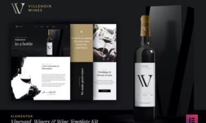 Villenoir – Wine Template Kit