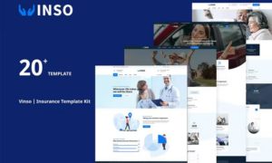 Vinso | Insurance Elementor Template Kit