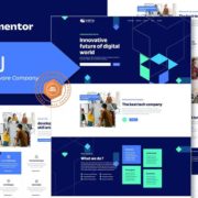 Virtu – Tech & Software Company Elementor Template kit