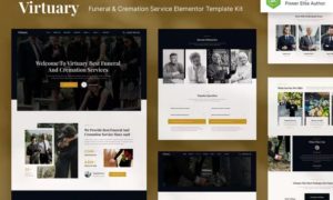 Virtuary – Funeral & Cremation Services Elementor Template Kit