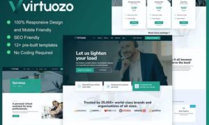 Virtuozo – Virtual Assistant Service Elementor Template Kit