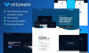 Virtuware – Saas & Digital Company Elementor Kit