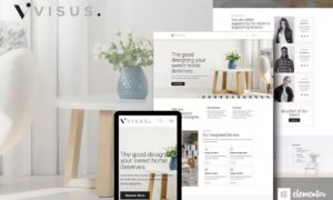 Visus – Interior Design & Architecture Elementor Template Kit