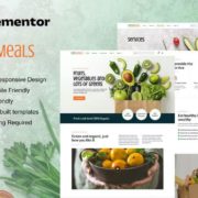 Vitameals – Fruits & Vegetables Store Elementor Template Kit