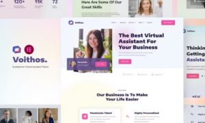 Voithos | Personal Virtual Assistant Elementor Template Kit