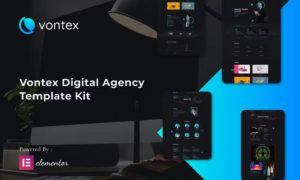 Vontex – Digital Agency Elementor Template Kit