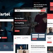 Wartel – Home Wifi & Internet Provider Services Elementor Template Kit