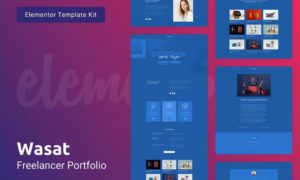 Wasat — Creative Portfolio Elementor Template Kit