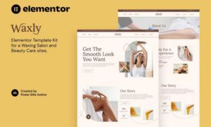 Waxly – Waxing Salon & Beauty Care Elementor Template Kit