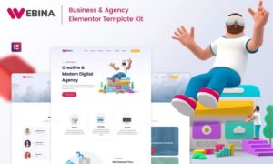 Webina – Business Agency & Startup Elementor Template Kit