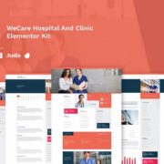 WeCare – Hospital & Clinic Elementor Template Kit