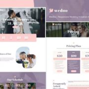 Wedoo – Online Wedding Invitation Elementor Template Kit
