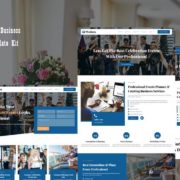 Wedora – Events Planner Business Elementor Template Kit