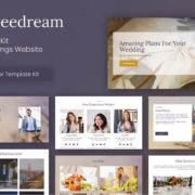 Weedream – Wedding Elementor Template Kit