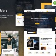 Weldery – Welding & Fabrication Services Elementor Template Kit