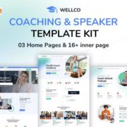 Wellco – Coaching & Speaker Elementor Template Kit