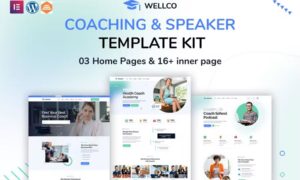 Wellco – Coaching & Speaker Elementor Template Kit