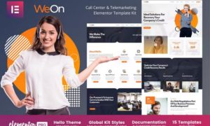 WeOn – Call Center & Telemarketing Elementor Template Kit