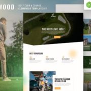 Westwood – Golf Club & Course Elementor Template Kit