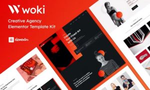 Woki – Creative Agency Elementor Template Kit