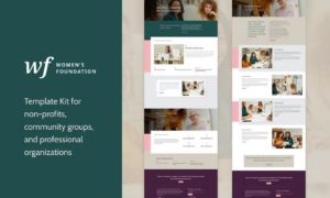 Women’s Foundation | Non-Profit WordPress Elementor Template Kit