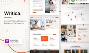 Writica – Content Writing Services Elementor Template Kit