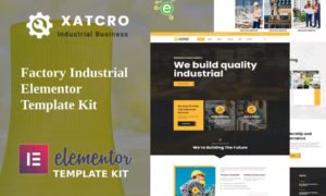 Xatcro – Factory Industrial Elementor Template Kit