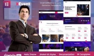 XEvent – Small Conference & Event Elementor Template Kit