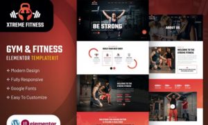 Xtreme Fitness | Elementor Template Kit