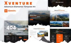 Xventure – Travel Elementor Template Kit