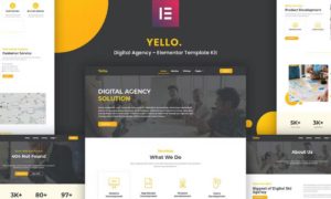 Yello – Digital Agency Elementor Template Kit