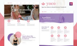 Yoco – Yoga Studio Elementor Template Kit