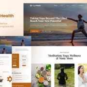 YogaHealth – Yoga & Meditation Elementor Template Kit