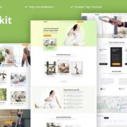 Yogakit – Yoga & Meditation Elementor Template Kit