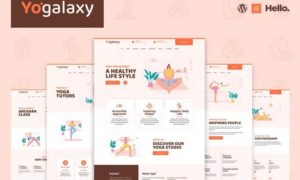 Yogalaxy – Yoga Pilates Fitness Studio Elementor Template Kit