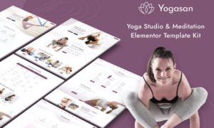 Yogasan – Yoga Studio & Meditation Elementor Template Kit