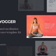 Yogger – Meditation and Yoga Elementor Template Kit
