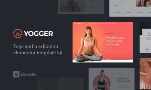 Yogger – Meditation and Yoga Elementor Template Kit