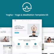 Yogha – Yoga & Meditation Elementor Template Kit
