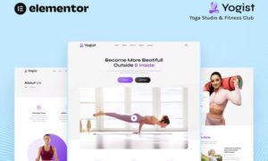 Yogist – Yoga Studio & Fitness Club Elementor Template Kit