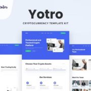 Yotro – Cryptocurrency Elementor Template Kit